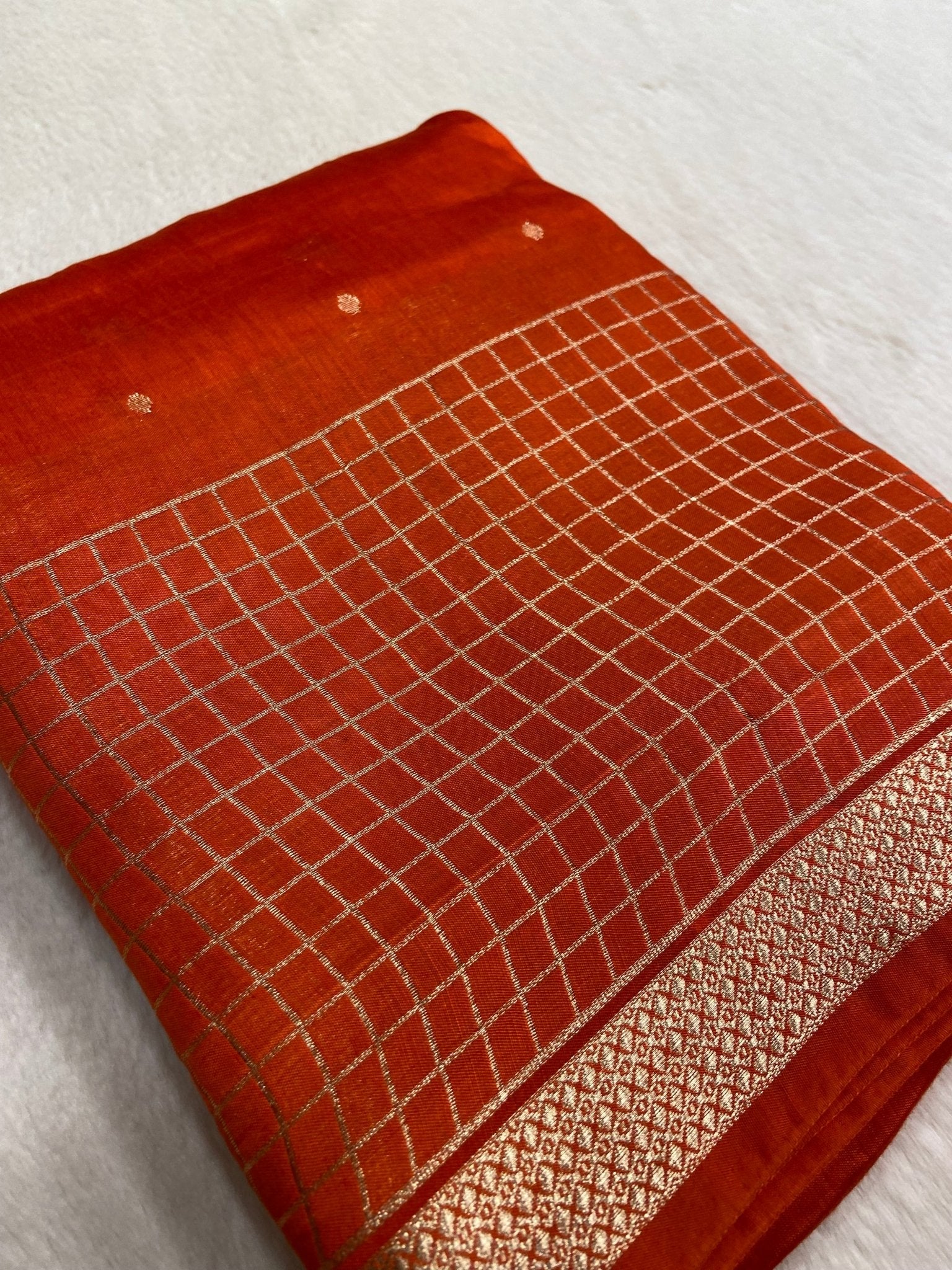 Premium Chanderi Saree - Kanjeevaram Silk Mandir