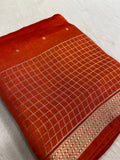 Premium Chanderi Saree - Kanjeevaram Silk Mandir