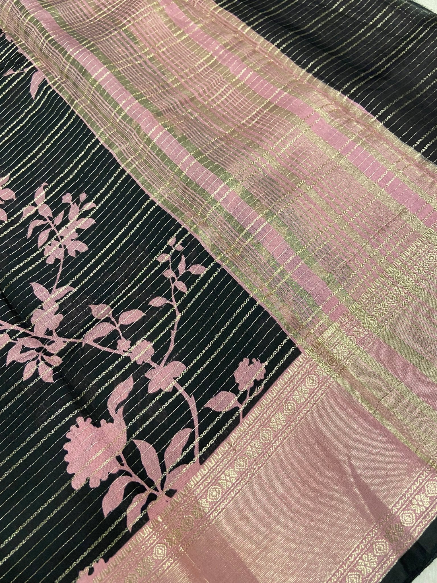 Premium Chanderi Saree ✨ - Kanjeevaram Silk Mandir