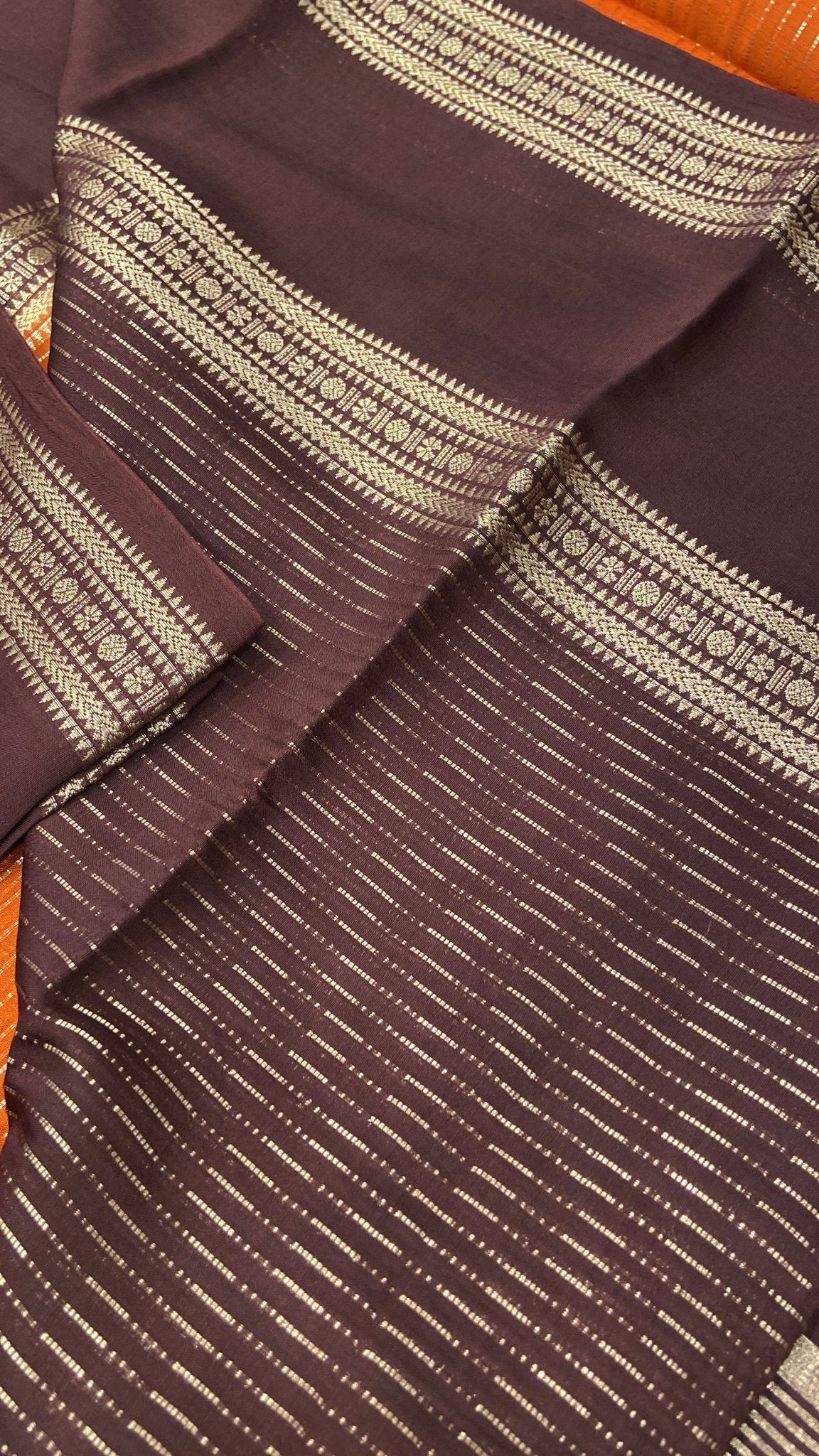 Premium Chanderi Silk Saree - Kanjeevaram Silk Mandir
