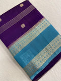 Premium Chanderi Silk Saree✨ - Kanjeevaram Silk Mandir