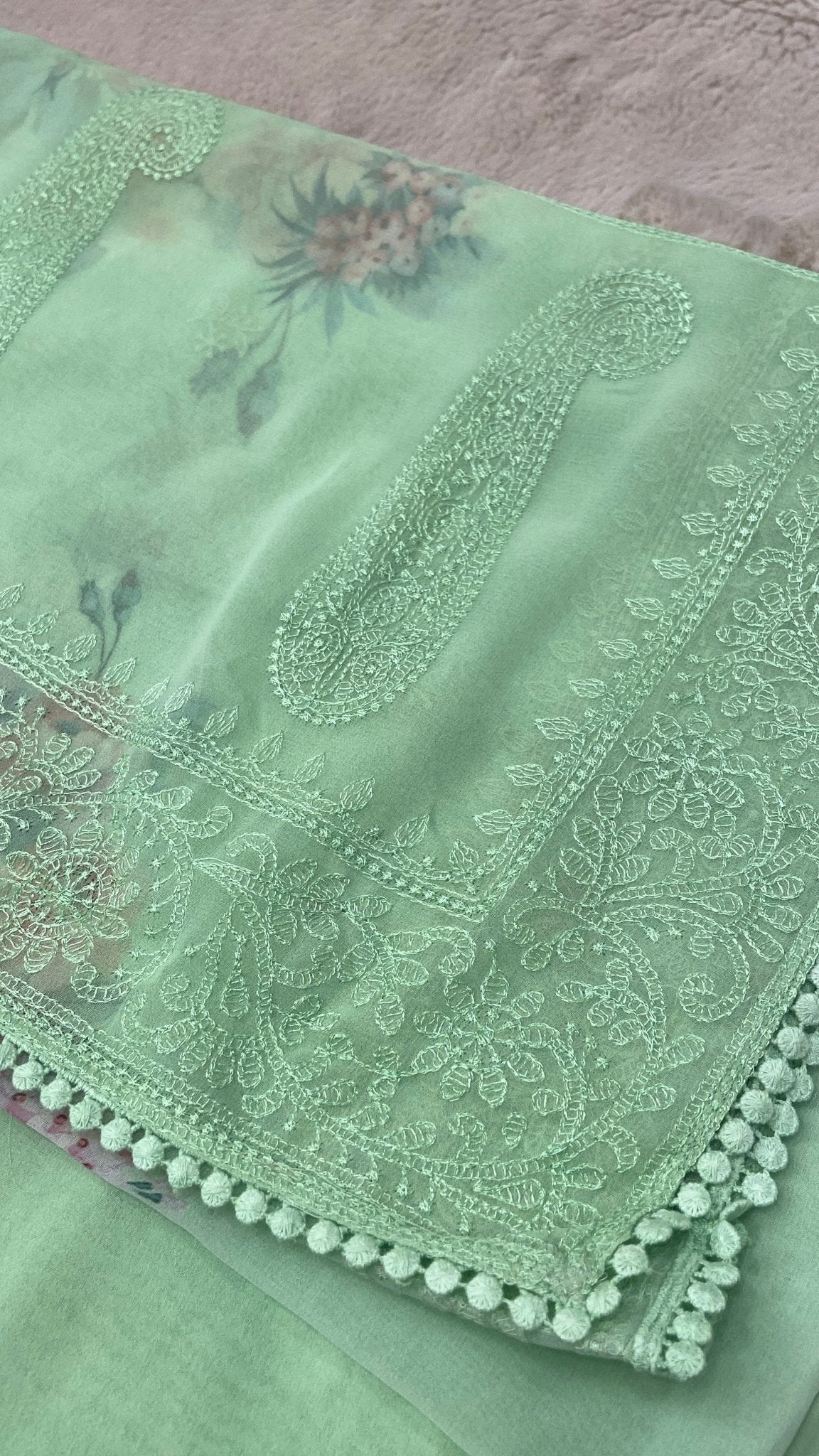 Premium Chiffon Digital Print Saree - Kanjeevaram Silk Mandir