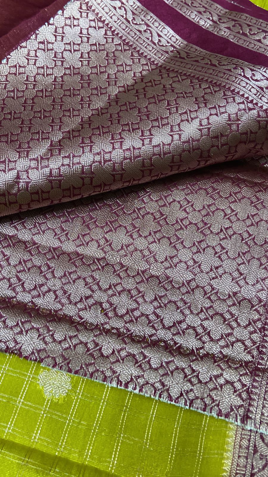 Premium chiniya silk saree - Kanjeevaram Silk Mandir
