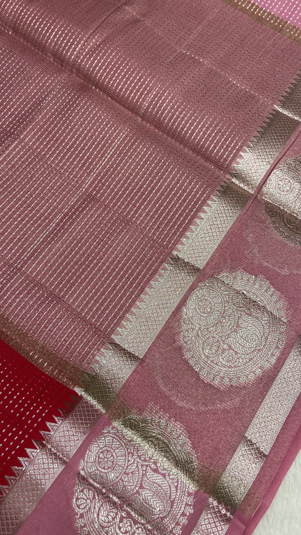 Premium Chiniya Silk Saree - Kanjeevaram Silk Mandir