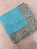 Premium Chinnon organza saree - Kanjeevaram Silk Mandir