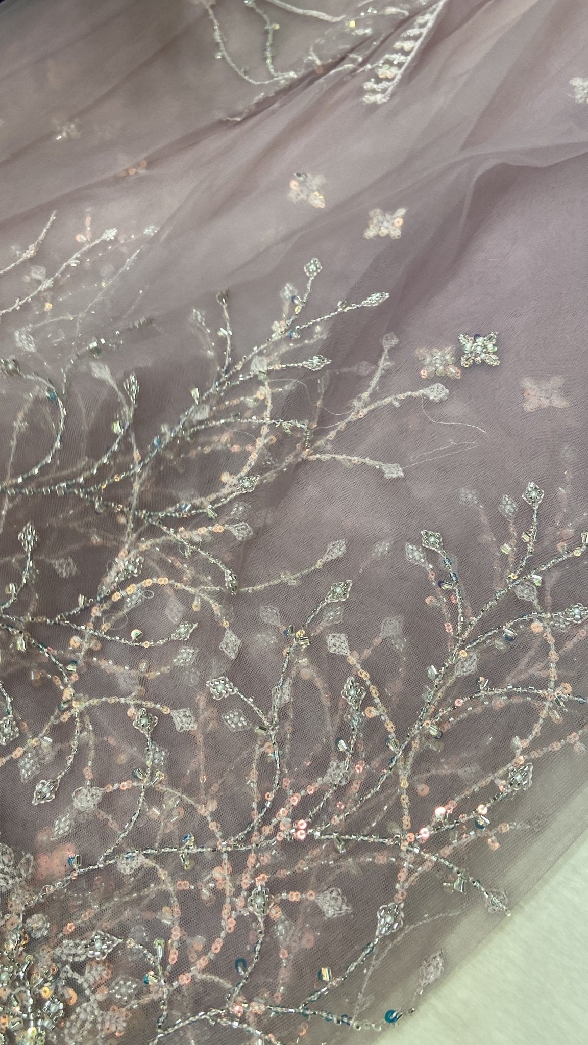 Premium Cocktail Netted Saree - Kanjeevaram Silk Mandir