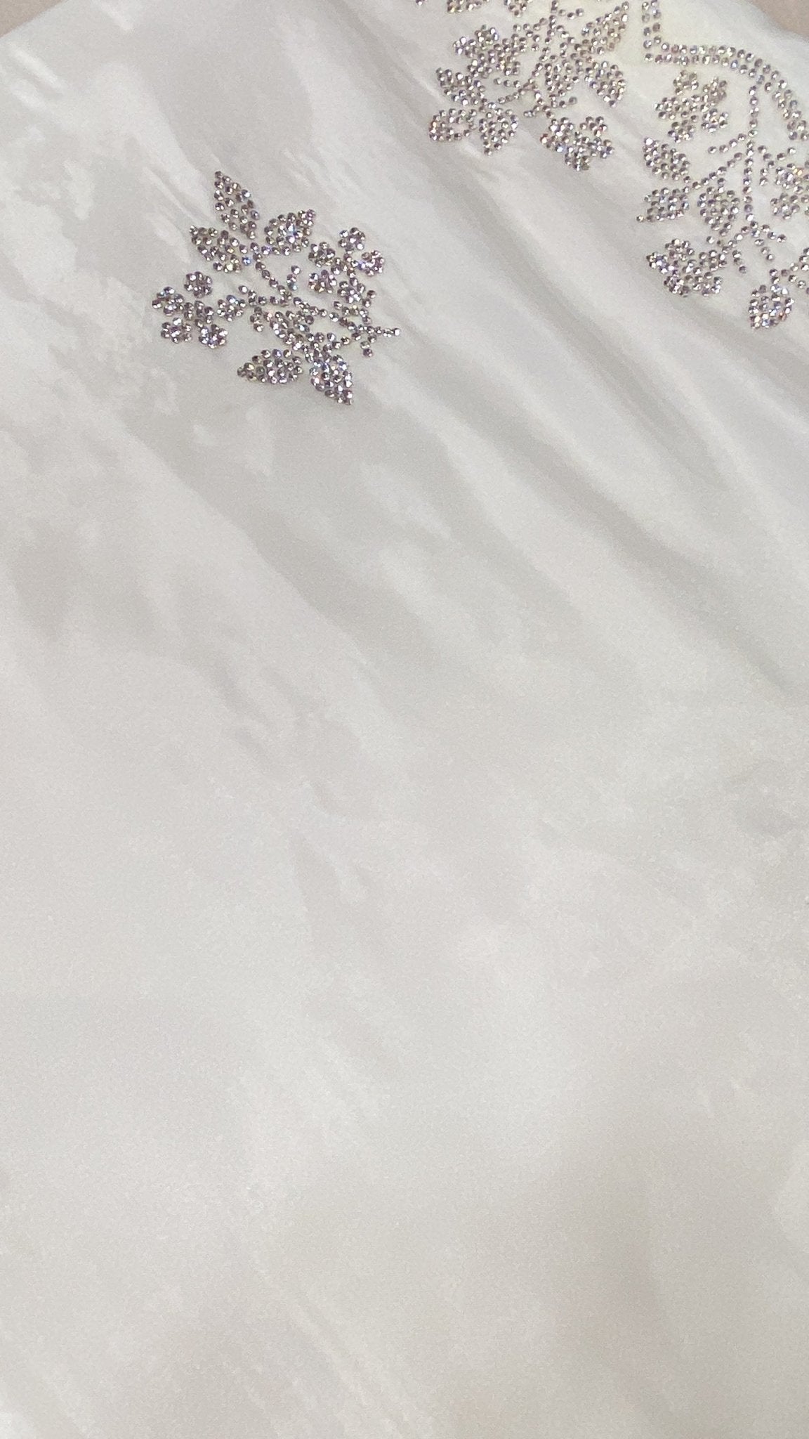 Premium Crepe Chinnon Saree - Kanjeevaram Silk Mandir