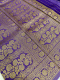 Premium Crepe Khaddi Georgette Saree - Kanjeevaram Silk Mandir