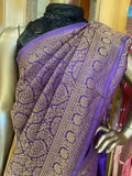 Premium Crepe Khaddi Georgette Saree - Kanjeevaram Silk Mandir
