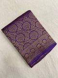 Premium Crepe Khaddi Georgette Saree - Kanjeevaram Silk Mandir