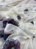 Premium Crepe Organza Saree - Kanjeevaram Silk Mandir