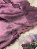 Premium Crepe Organza Saree - Kanjeevaram Silk Mandir