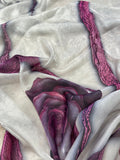 Premium Crepe Organza Saree - Kanjeevaram Silk Mandir