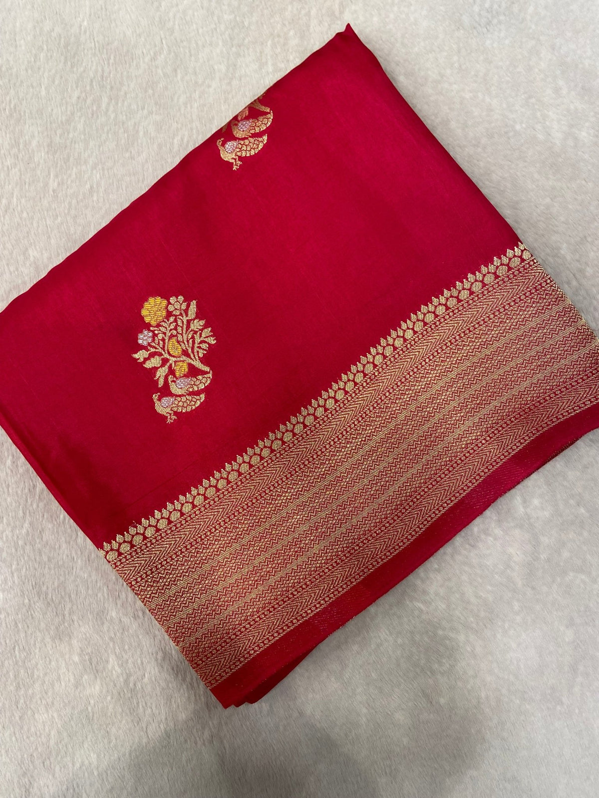 Premium Crepe Satin Silk Saree💗 - Kanjeevaram Silk Mandir