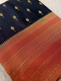 Premium crepe satin silk saree - Kanjeevaram Silk Mandir