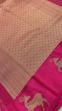 Premium Crepe Satin Silk Saree - Kanjeevaram Silk Mandir