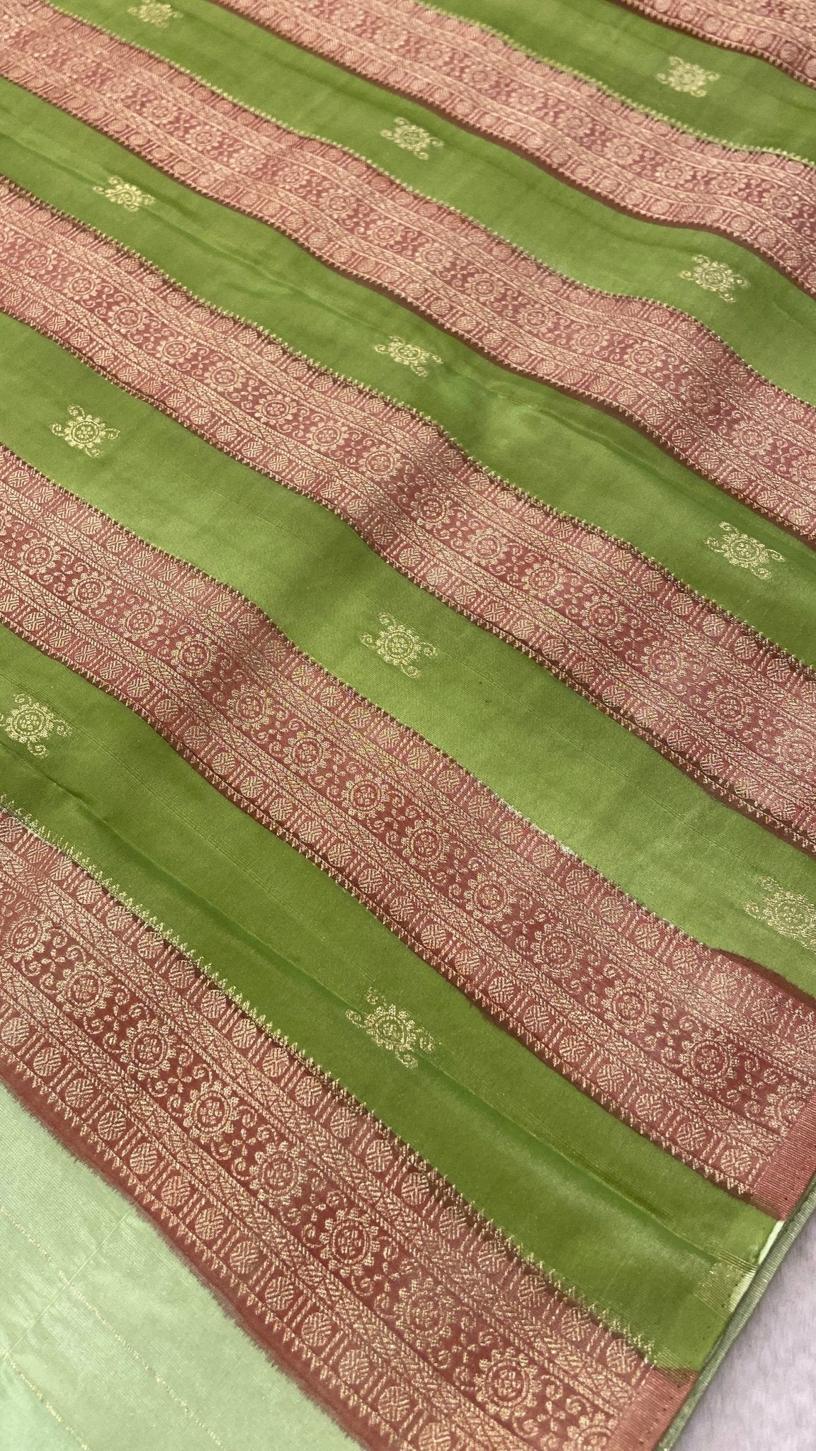 Premium Crepe Satin Silk Saree - Kanjeevaram Silk Mandir