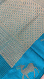 Premium Crepe Satin Silk Saree - Kanjeevaram Silk Mandir