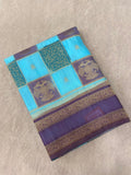 Premium crepe satin silk saree - Kanjeevaram Silk Mandir