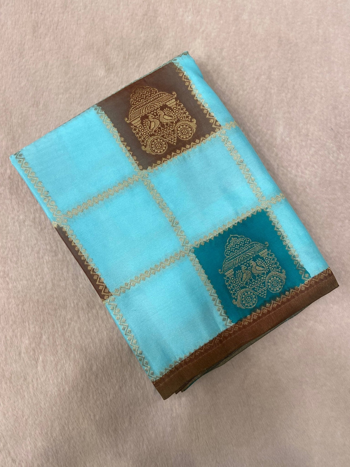 Premium Crepe Satin Silk Saree - Kanjeevaram Silk Mandir