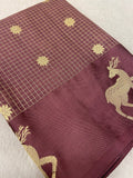 Premium Crepe Satin Silk Saree - Kanjeevaram Silk Mandir