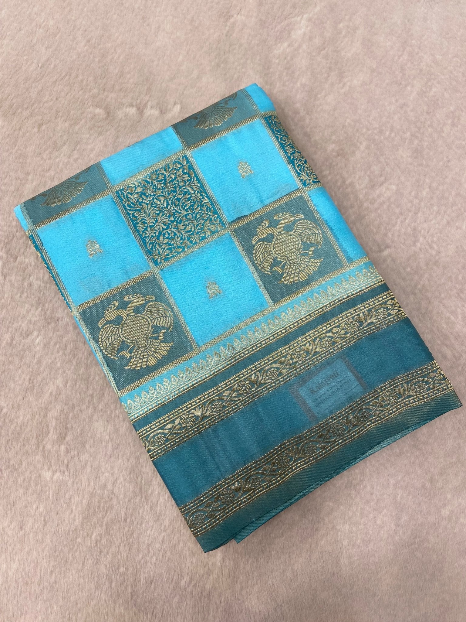 Premium crepe satin silk saree - Kanjeevaram Silk Mandir