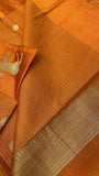 Premium Crepe Satin Silk Saree - Kanjeevaram Silk Mandir