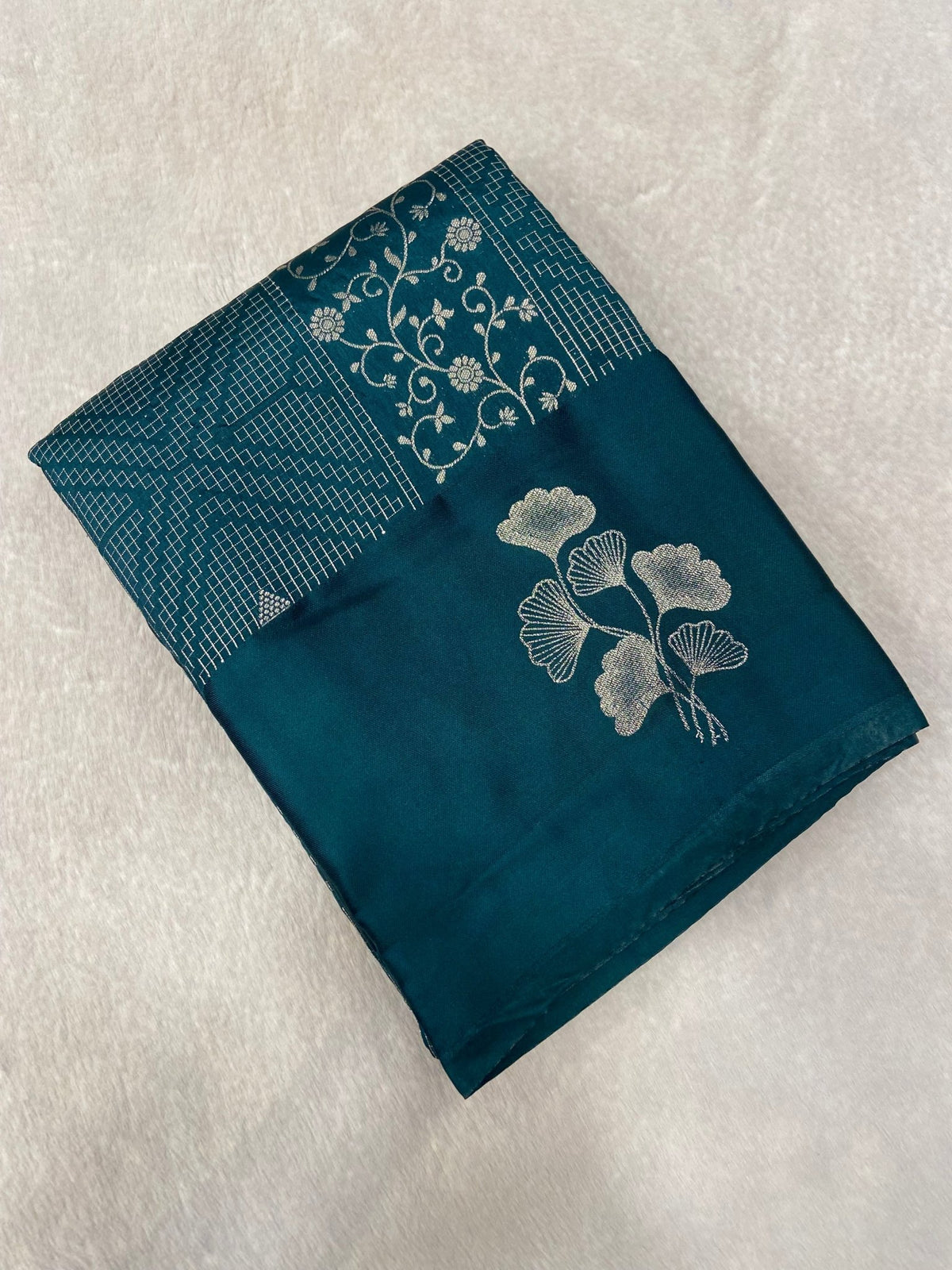 Premium Crepe Satin Silk Saree - Kanjeevaram Silk Mandir