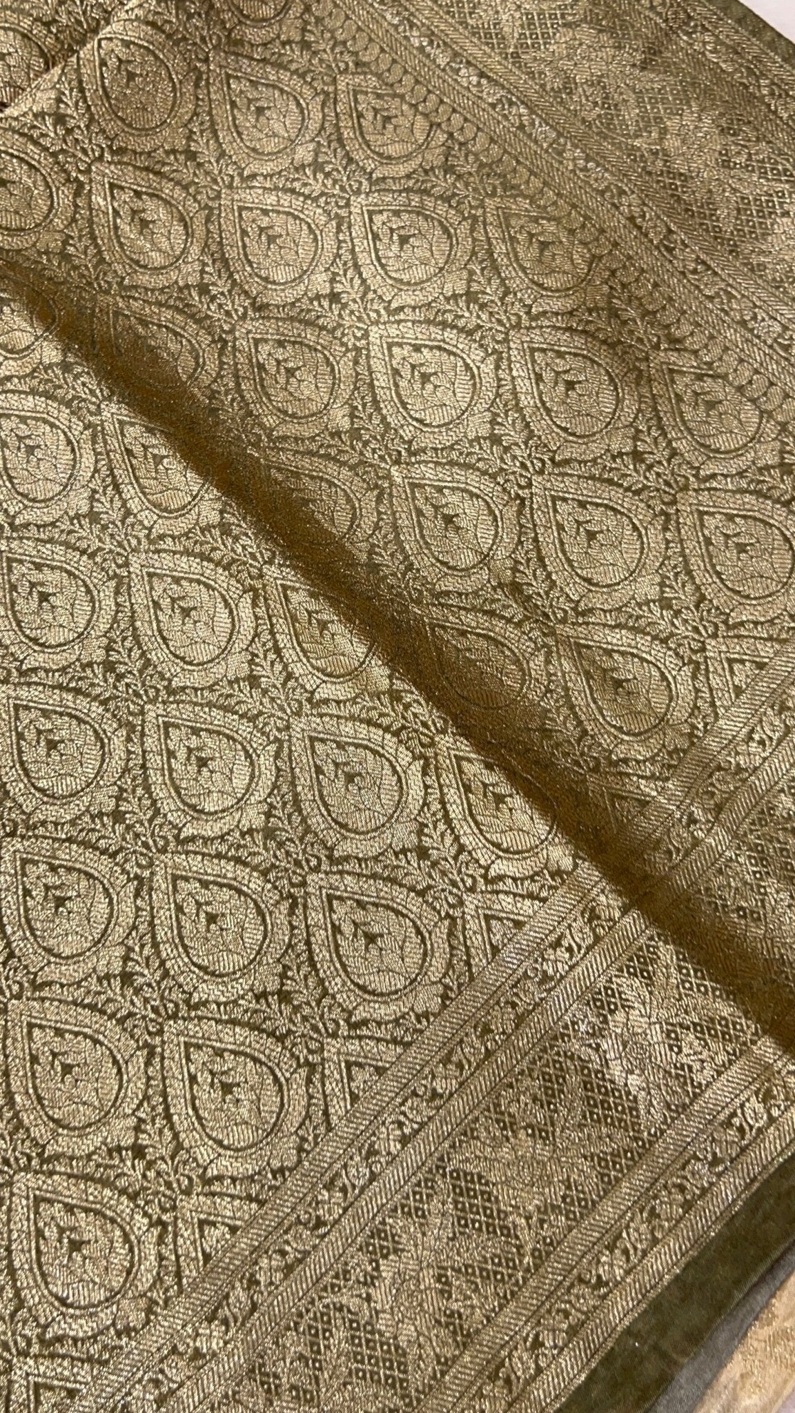 Premium Crepe Satin Silk Saree - Kanjeevaram Silk Mandir