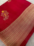Premium Crepe Satin Silk Saree💗 - Kanjeevaram Silk Mandir