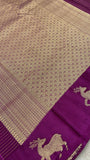 Premium Crepe Satin Silk Saree - Kanjeevaram Silk Mandir