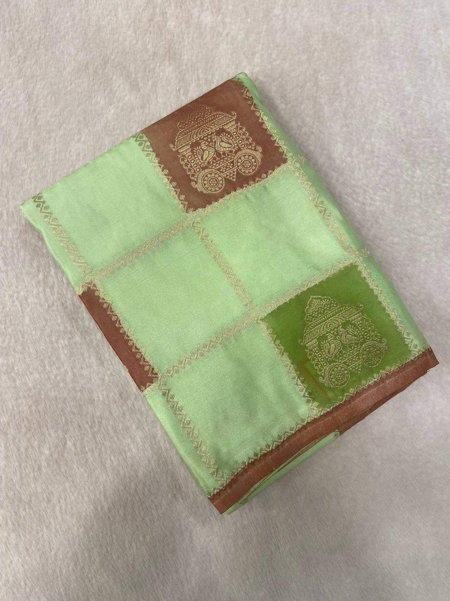 Premium Crepe Satin Silk Saree - Kanjeevaram Silk Mandir