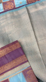 Premium crepe satin silk saree - Kanjeevaram Silk Mandir