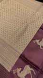 Premium Crepe Satin Silk Saree - Kanjeevaram Silk Mandir