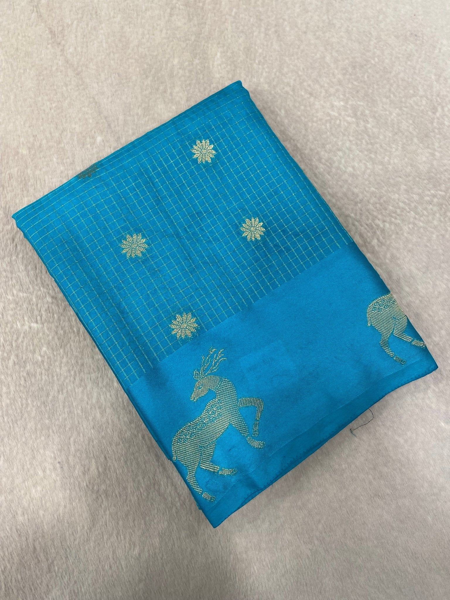 Premium Crepe Satin Silk Saree - Kanjeevaram Silk Mandir