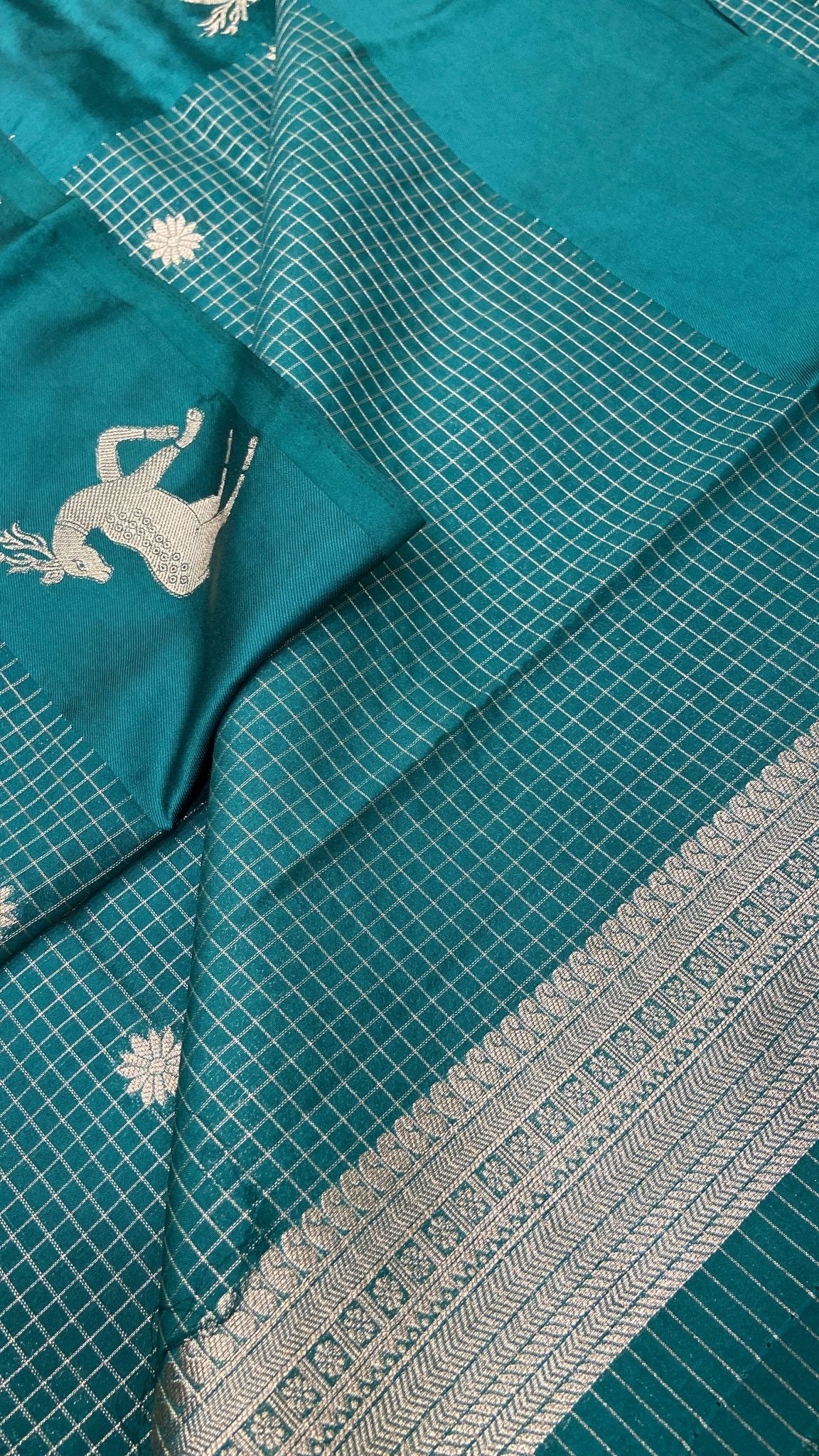 Premium Crepe Satin Silk Saree - Kanjeevaram Silk Mandir