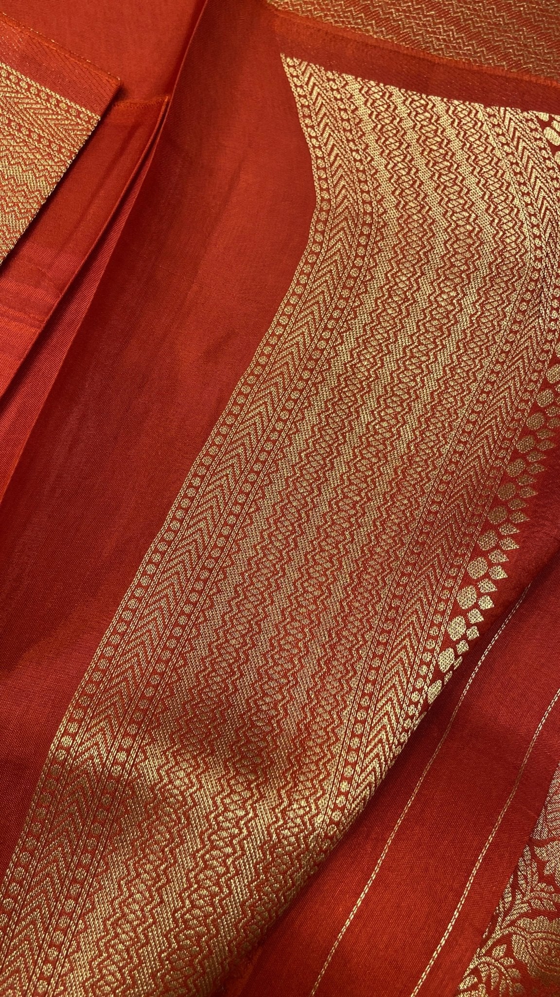 Premium Crepe Satin Silk Saree - Kanjeevaram Silk Mandir