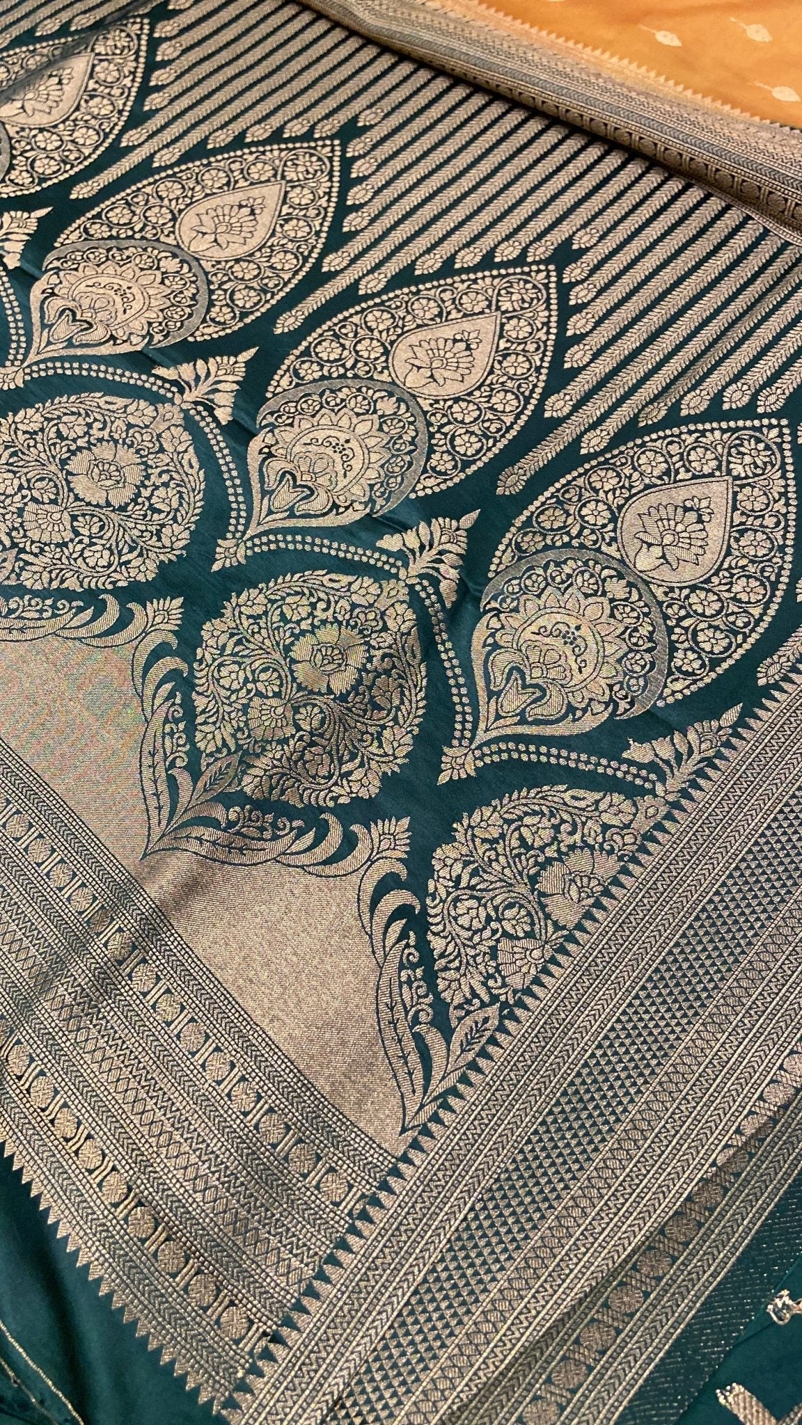 Premium crepe satin silk saree - Kanjeevaram Silk Mandir