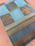 Premium crepe satin silk saree - Kanjeevaram Silk Mandir