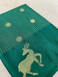 Premium Crepe Satin Silk Saree - Kanjeevaram Silk Mandir