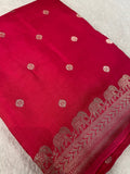 Premium Crepe Satin Silk Saree💗 - Kanjeevaram Silk Mandir