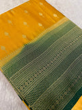 Premium crepe satin silk saree - Kanjeevaram Silk Mandir