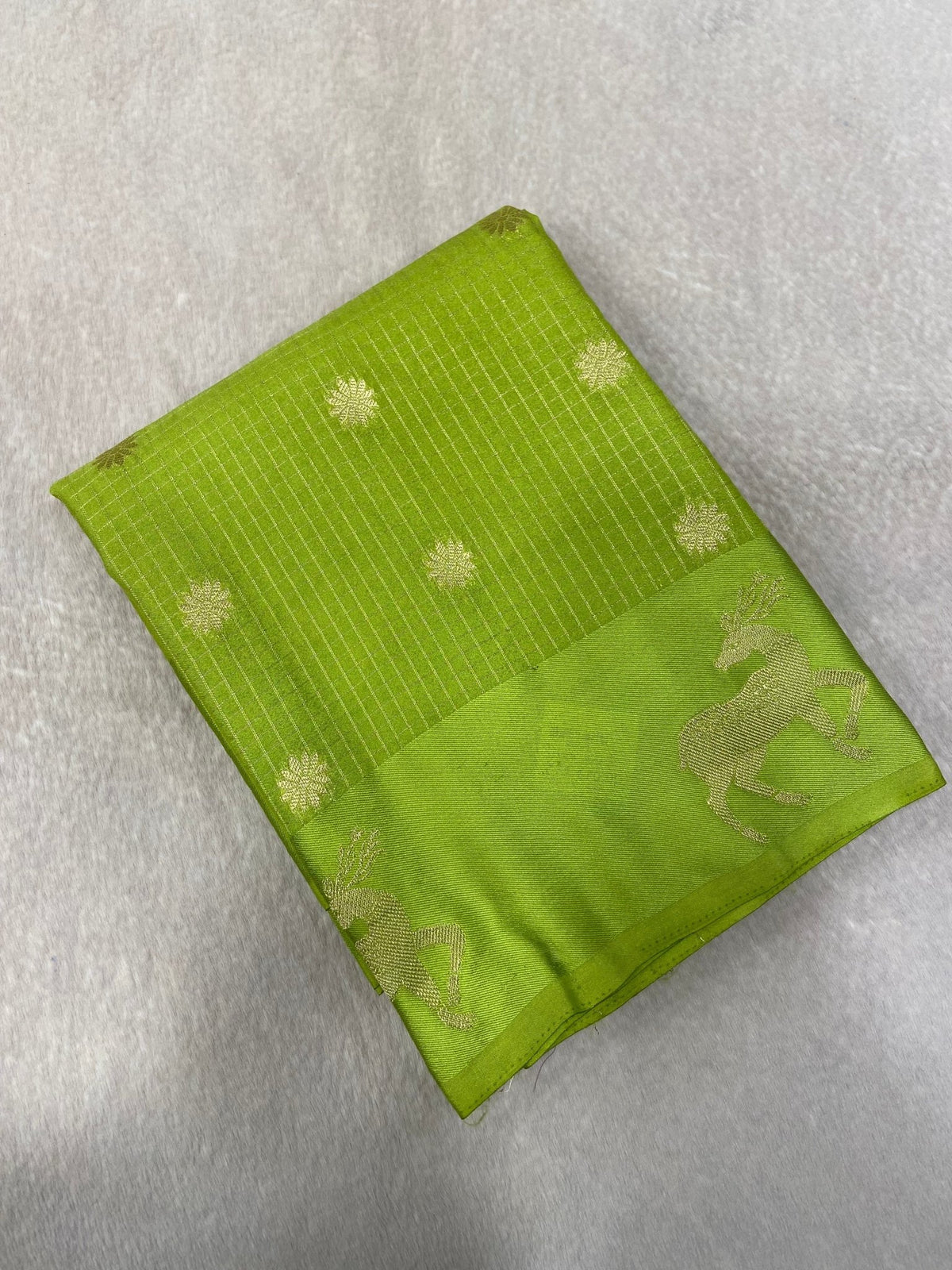 Premium Crepe Satin Silk Saree - Kanjeevaram Silk Mandir