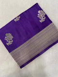 Premium Crepe Satin Silk Saree💜 - Kanjeevaram Silk Mandir
