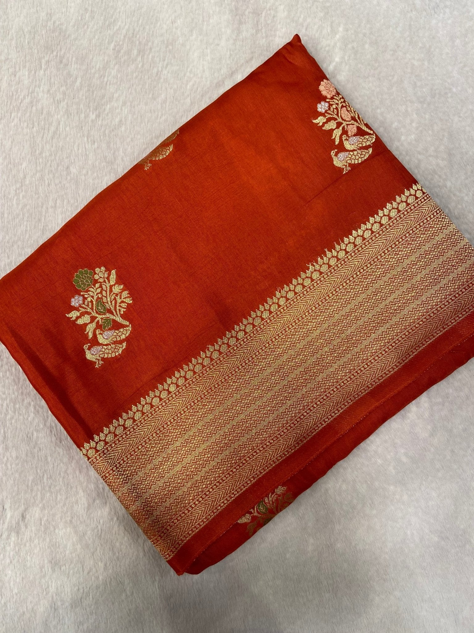 Premium Crepe Satin Silk Saree - Kanjeevaram Silk Mandir