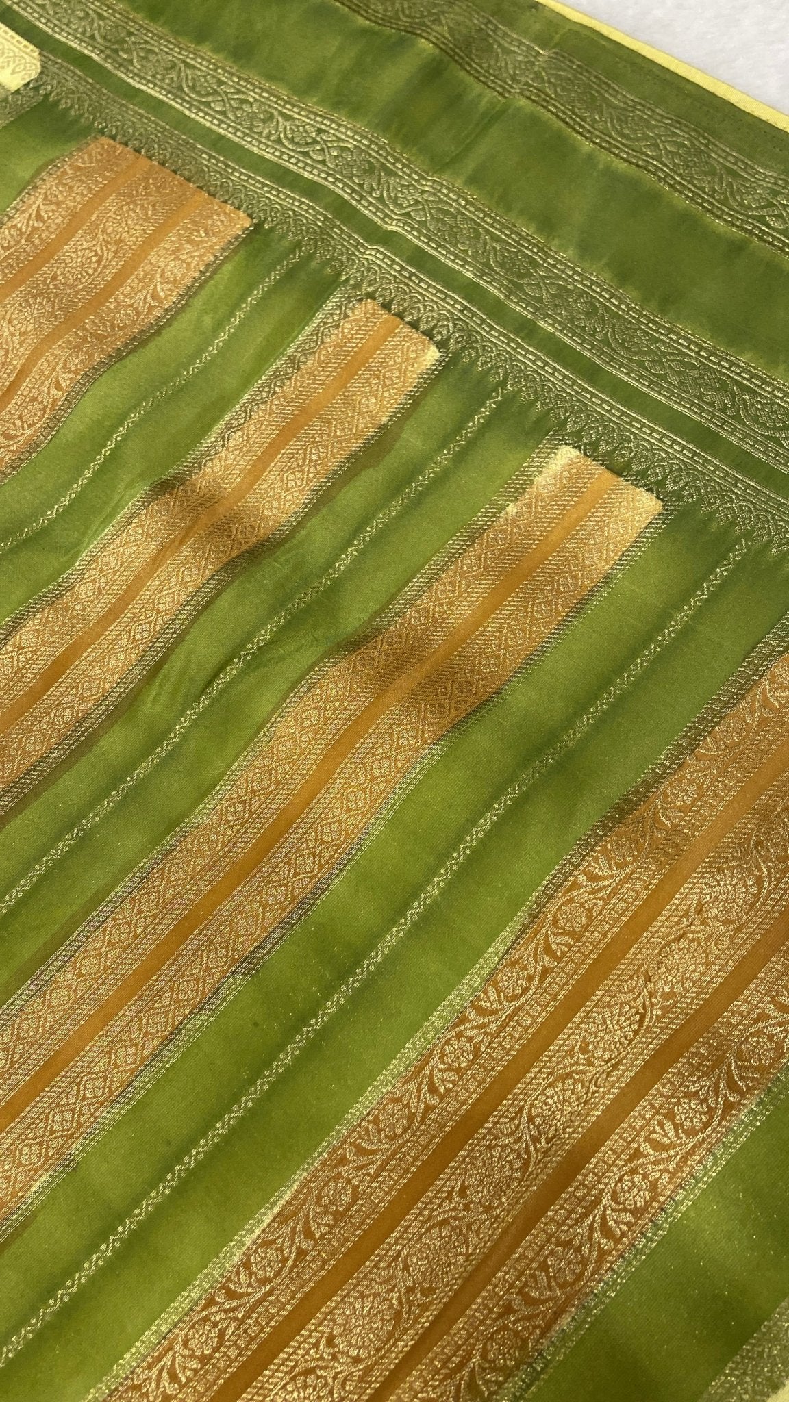 Premium crepe satin silk saree - Kanjeevaram Silk Mandir