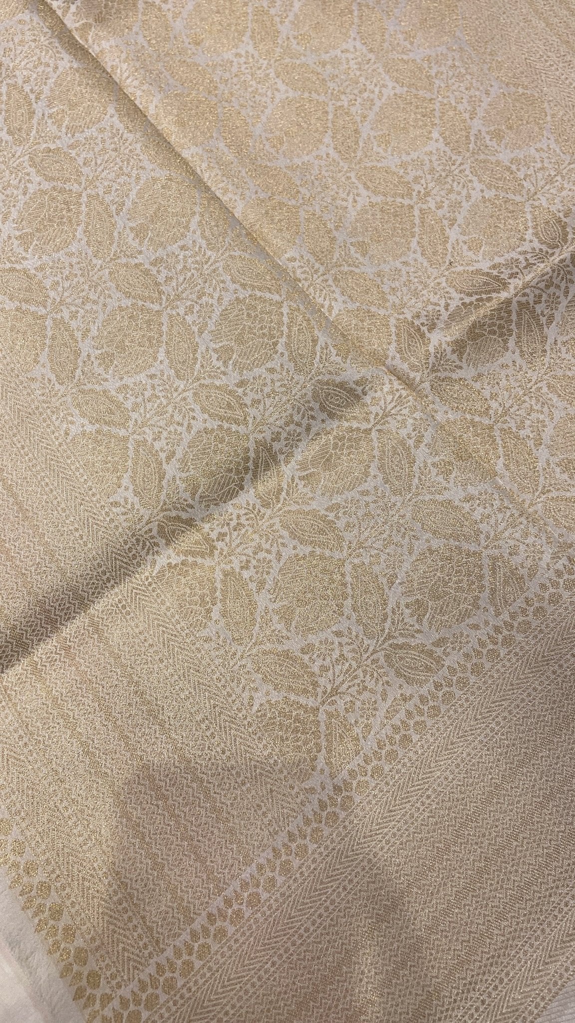 Premium Crepe Satin Silk Saree - Kanjeevaram Silk Mandir