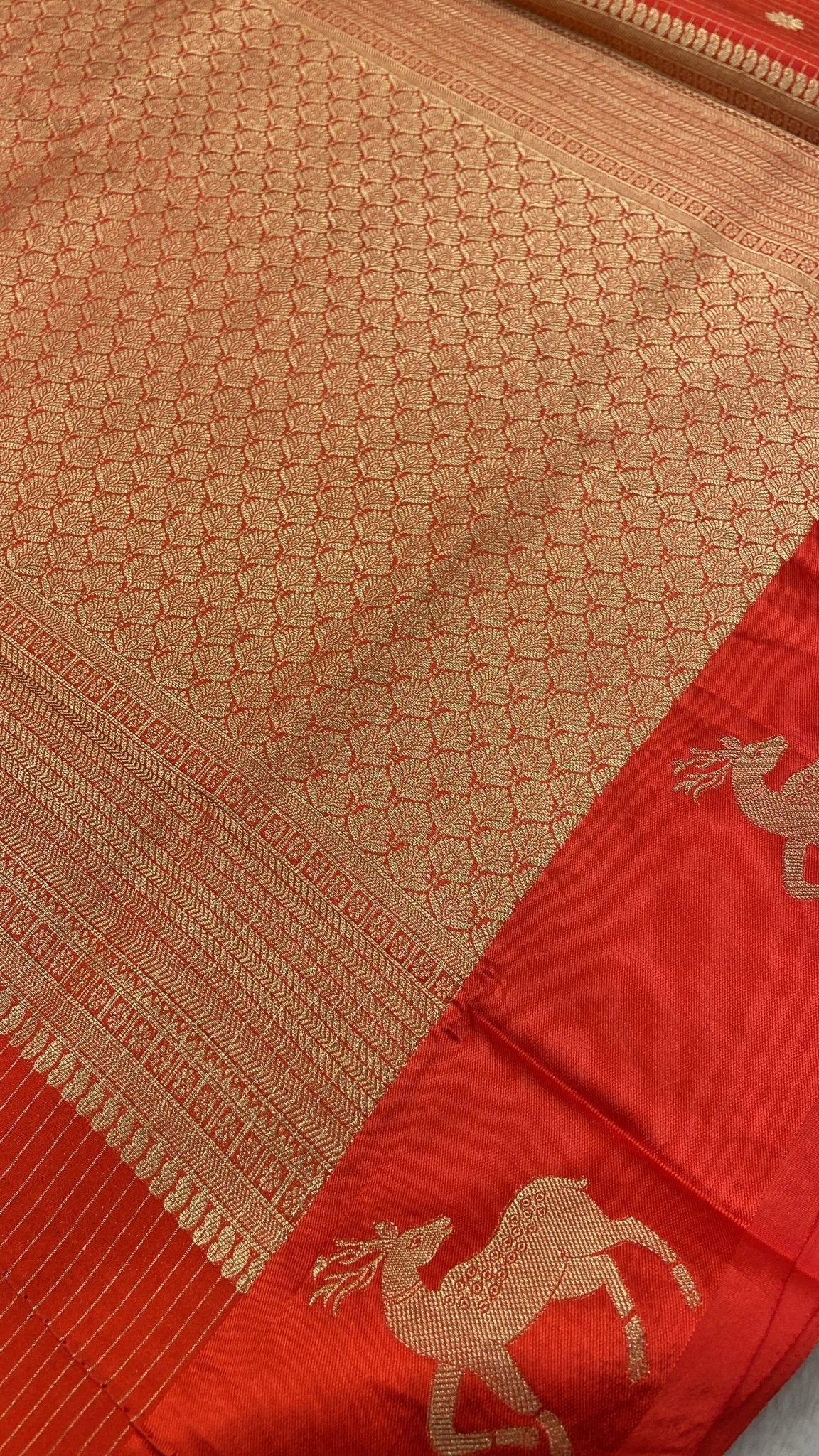 Premium Crepe Satin Silk Saree - Kanjeevaram Silk Mandir
