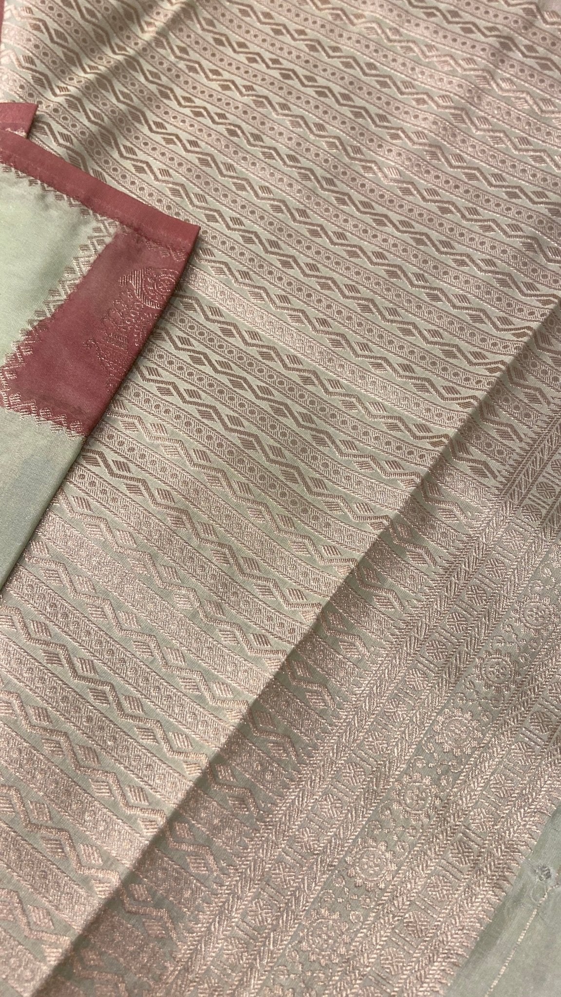 Premium Crepe Satin Silk Saree - Kanjeevaram Silk Mandir
