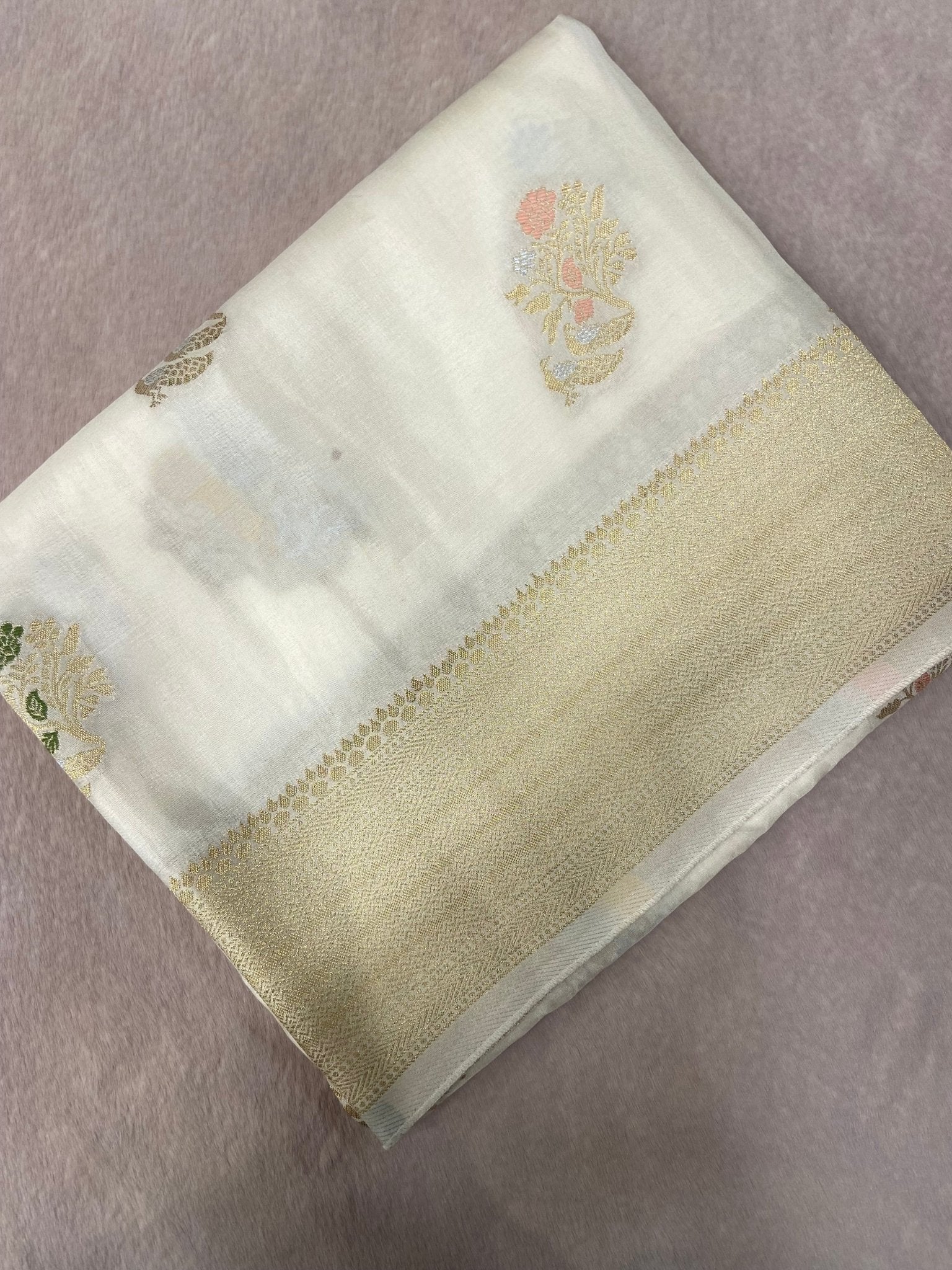 Premium Crepe Satin Silk Saree - Kanjeevaram Silk Mandir